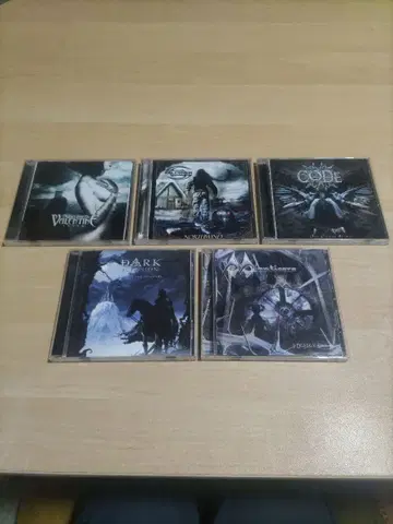 락, 메탈, CD 앨범 5장
