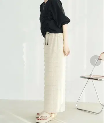 hinari 미니 프릴 스커트