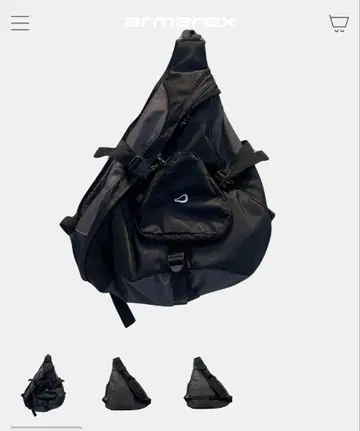 [ armarex Tri-Sring Bag / onyx ]