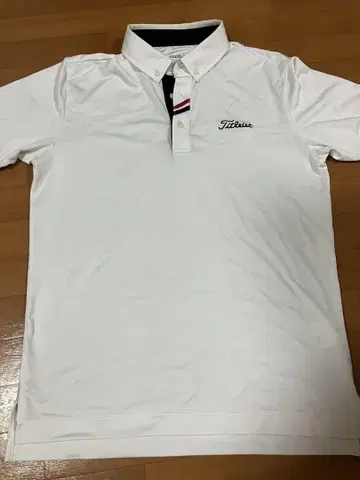 Titleist 피케 셔츠 화이트
