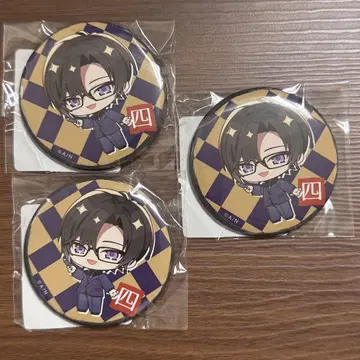DMM 스크래치 [ 퇴근 후 한잔 ] 시키나기 아키라 캔뱃지 3개 세트