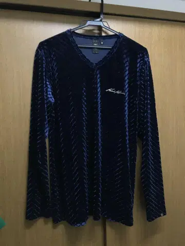 karl kani 벨로아 롱t 긴팔 티셔츠