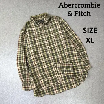 Abercrombie & Fitch 오버 실루엣 셔츠 체크 무늬