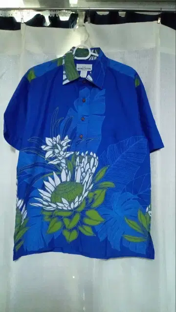 T&L MUUMUU FACTORY 알로하 셔츠 하프 버튼 하와이산