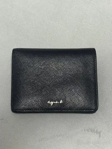 agnis b. 블랙 접이식 지갑