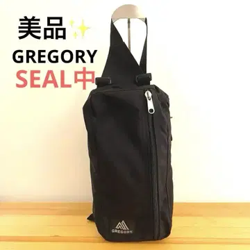 GREGORY 블랙 숄더백