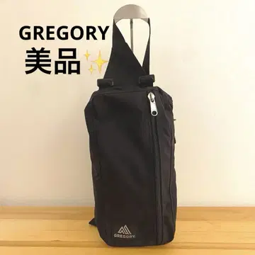 GREGORY 블랙 숄더백