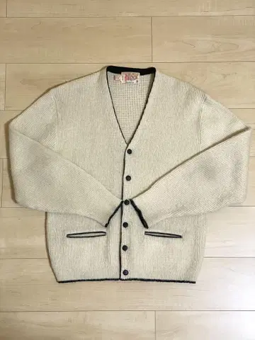 60s Robscot 아이보리 가디건 M