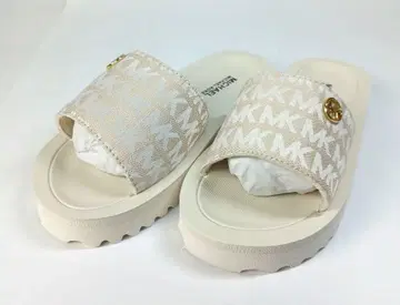새상품 마이클코어스 여성용 샌들 20cm 오트밀 경량, 흠집 상품