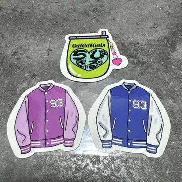 하야시 유이 점보리 미키 꼬맹이 스티커 3매