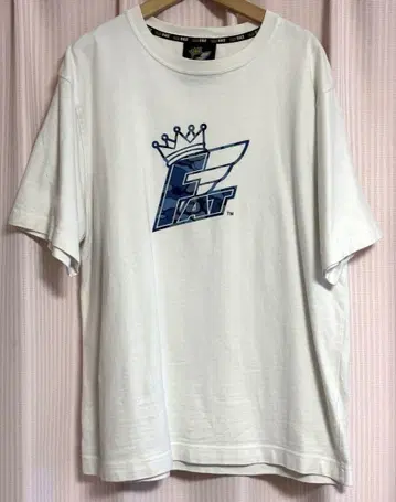FAT 화이트 티셔츠 FAT 사이즈