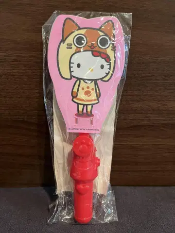 헬로키티 몬스터 헌터 부채 산리오 콜라보