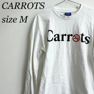 CARROTS 캐롯츠 롱 T 셔츠 Smoking kills M