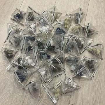 3 미피 테트라피비츠 파스텔 앉아있는 모습 피규어