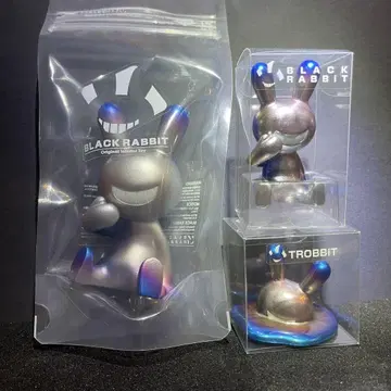 BLACKRABBiT 티타늄 패턴 3종 세트 블랙 토끼