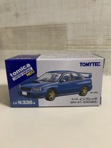 토미텍 SUBARU 임프레 WRX STI 파랑 미개봉 새상품