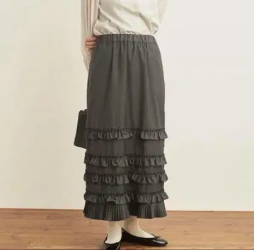 [택 포함 미사용 새상품] figlondon DECO skirt 그레이