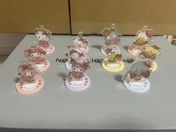 산리오 아크릴 스탠드 식품 완구
