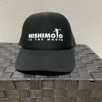 새상품급 NISHIMOTO IS THE MOUTH 메쉬 캡 블랙