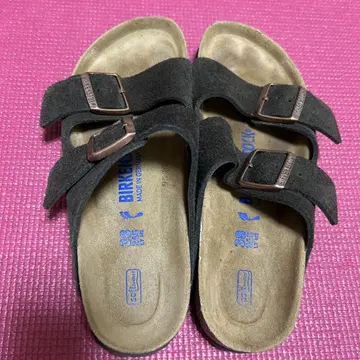 BIRKENSTOCK 브라운 컴포트 샌들 38 (24.5)