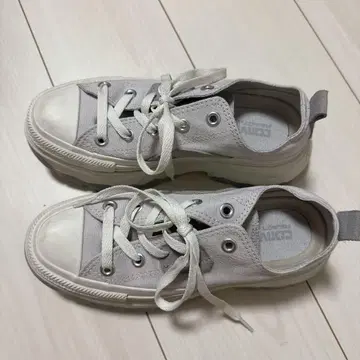 CONVERSE 통굽 로우컷 스니커즈 아이스 그레이