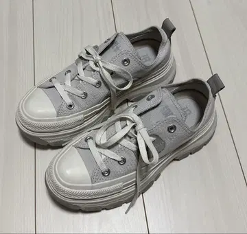 CONVERSE 통굽 로우컷 스니커즈 아이스 그레이
