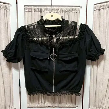 Ank Rouge 오프숄더 레이스 상의