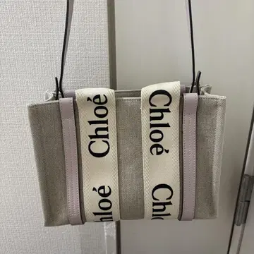 Chlo 시멘트 핑크 토트백