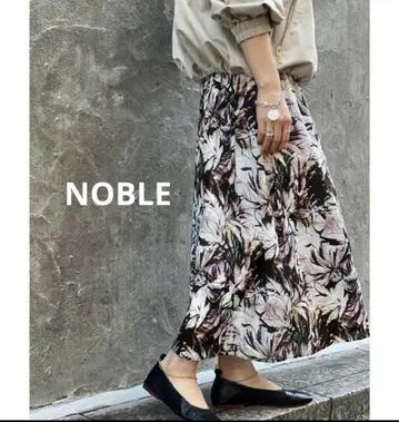 정가 약 3.1만 Noble 플라워 프린트 스커트