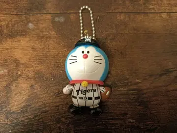 도라에몽 한신 타이거즈 목걸이 마스코트 키링 야구