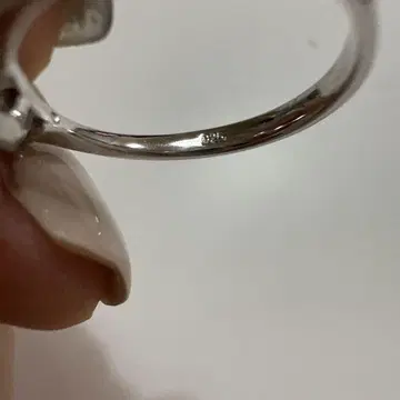 실버 펄 반지