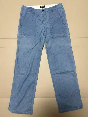A.P.C. 라이트 블루 스트레이트 팬츠 S