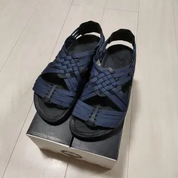 말리부 샌들 CANYON 25cm 네이비 블랙 사이즈 7 새상품급