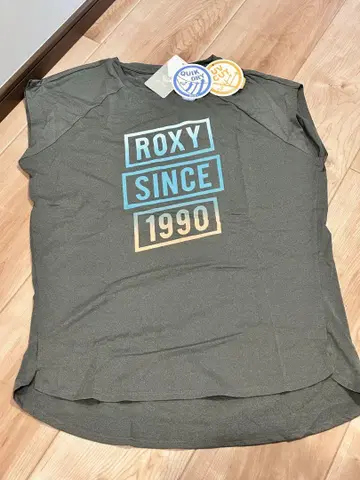ROXY 록시 수륙양용 슬리브리스 티셔츠 반팔 그레이 M