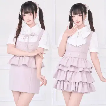 2WAY 살로펫 스커트 핑크 Nogenki M 사이즈
