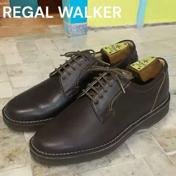 컨디션 최상 리걸 WALKER 플레인토 비브람 밑창 브라운 24.5