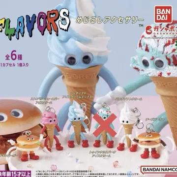 메지루시 액세서리 5개 세트 FLAVORS 가챠