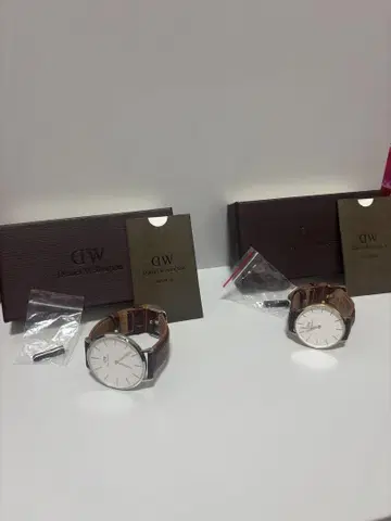 Daniel Wellington 손목시계 골드 실버