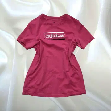 y2k 헤이세이 00s archive adidas 로고 반팔 티셔츠 핑크
