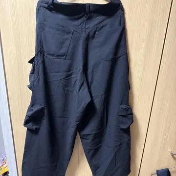 블랙 사루엘 팬츠 멀티 포켓