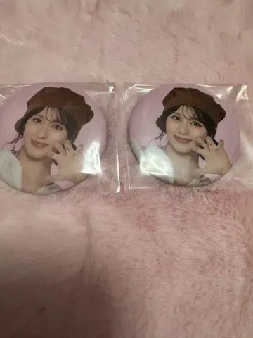이시이 란 캔뱃지 2개 세트