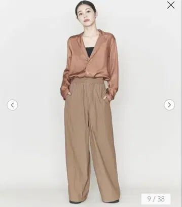 ASTRAET 나일론 와이드 트랙 팬츠