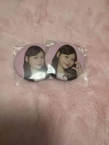 카사하라 모모나 캔뱃지 2개 세트