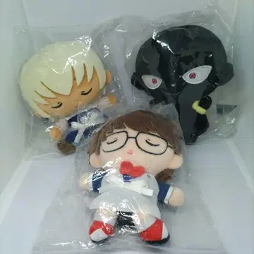 명탐정 코난 앉은 봉제인형 코난, 아무로, 범인자와 씨 3세트