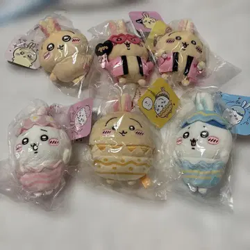 치이카와 (먼작귀) 토끼 봉제 인형 6개 세트