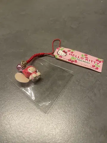 헬로키티 딸기 스트랩 지역 한정 키티 도치기 한정 딸기 키티 네츠케