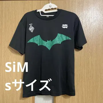 SiM 배트맨 티셔츠 REGGAEPUNK S 사이즈 밴드 티 그린
