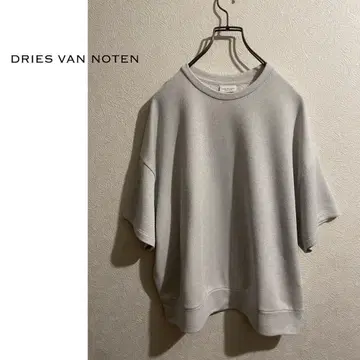 DRIES VAN NOTEN 드롭 숄더 라메 맨투맨