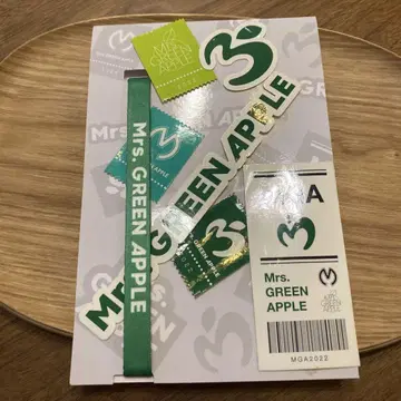 Mrs. GREEN APPLE 리본 스트랩 스티커 세트