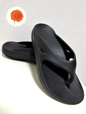 24.0 우포스 리커버리 샌들 블랙 사이즈 38 24cm